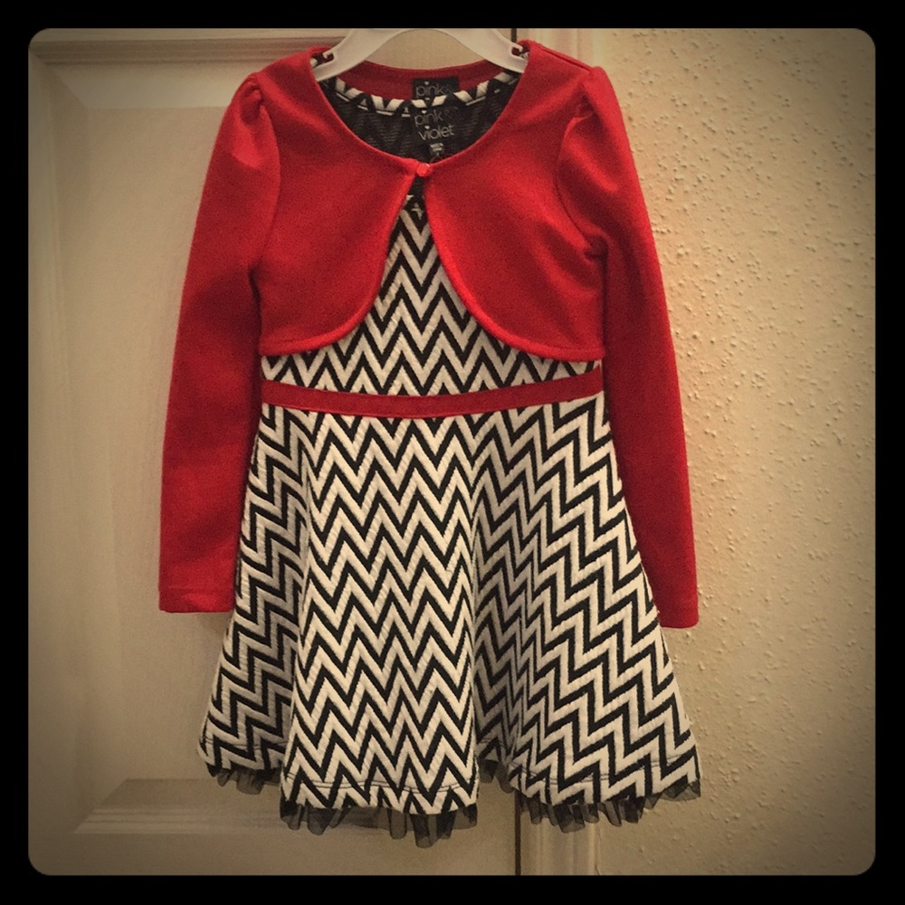 Pink & Violet 2 pieces dress